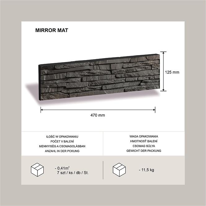 Betónový Obkladový Kameň Mirror Mat,4