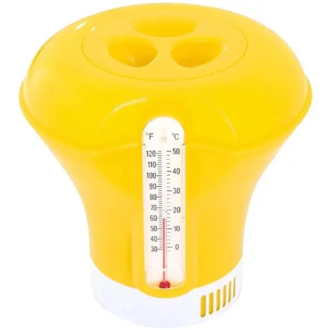 Plavák na chlór s teplomerom 18,5 cm 58209,2