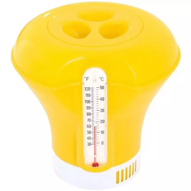 Plavák na chlór z teplomerom 18,5 cm 58209