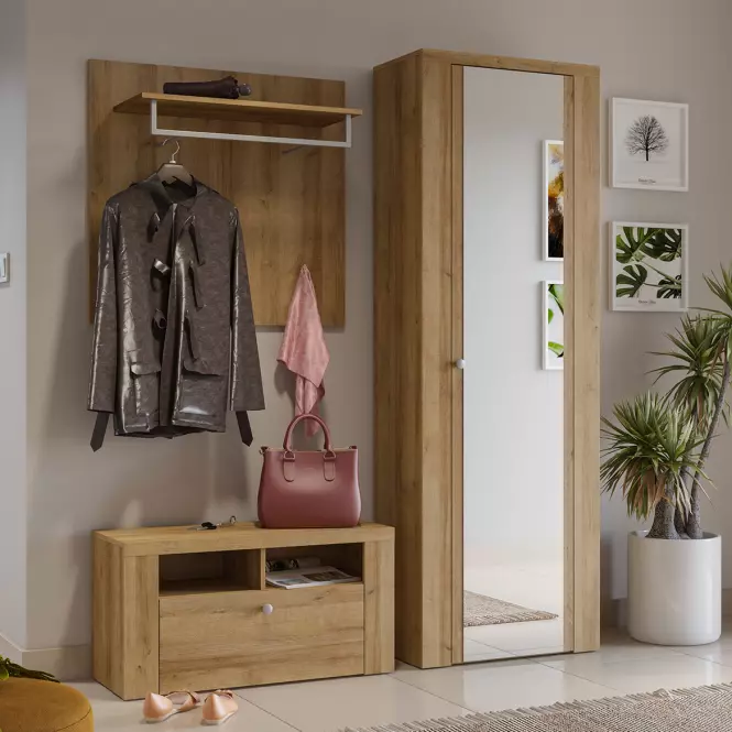 Predsieňový nábytok Larona I 14 dub riviera svetlé,6