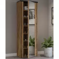 Skriňa Larona 1D 88 satin nussbaum