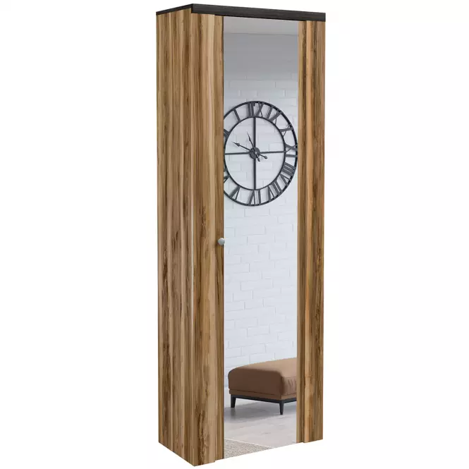 Skriňa Larona 1D 88 satin nussbaum