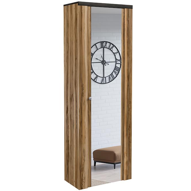 Skriňa Larona 1D 88 satin nussbaum
