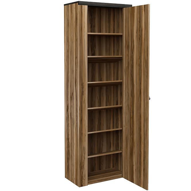 Skriňa Larona 1D 88 satin nussbaum