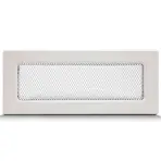 Komínová mriežka biela bez žalúzií 10.5X25 4F11250W