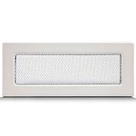Komínová mriežka biela bez žalúzií 10.5X25 4F11250W