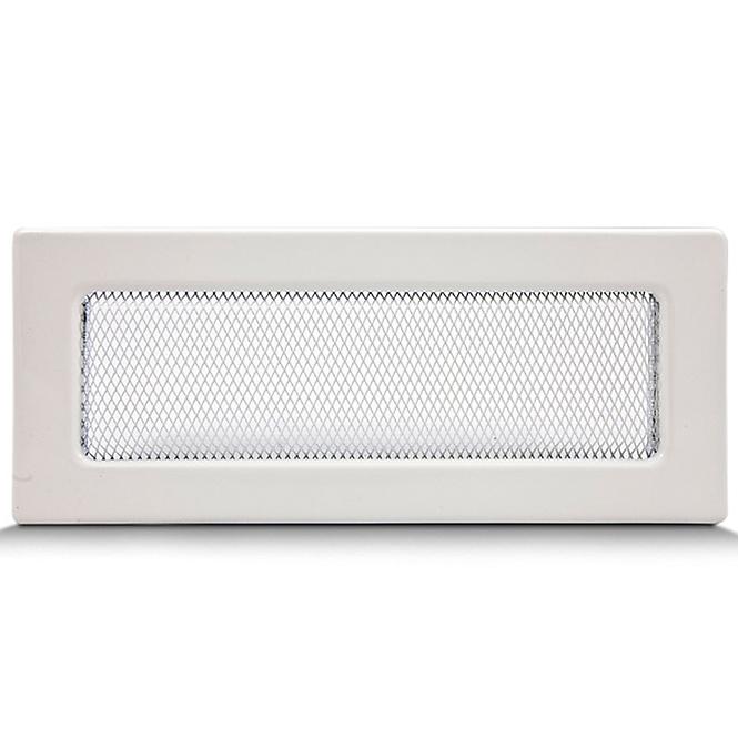 Komínová mriežka biela bez žalúzií 10.5X25 4F11250W