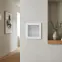 Komínová mriežka biela bez žalúzií 17X17 4F1717OW,4