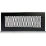Komínová mriežka čierna bez žalúzií 10.5X25 4F11250D