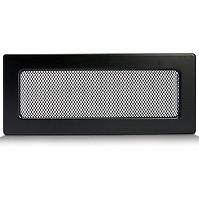 Komínová mriežka čierna bez žalúzií 10.5X25 4F11250D