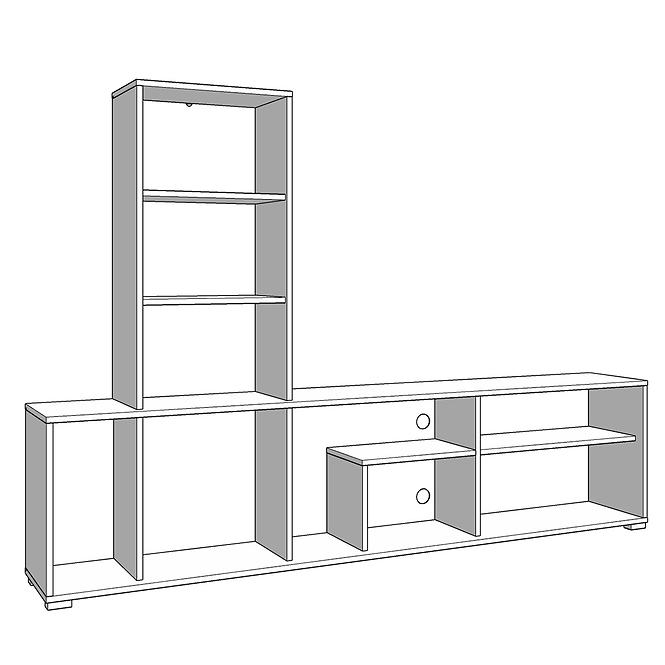 Obývacia Stena Chania Artisan/Čierna 11013496,7