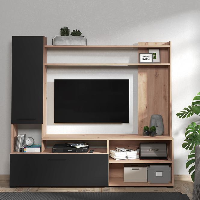 Obývacia Stena Braga Artisan/Čierna 11011452,3