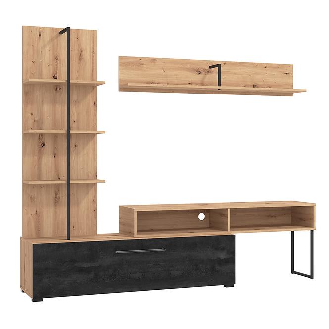 Obývacia Stena Evora Artisan/Čierna 11011202