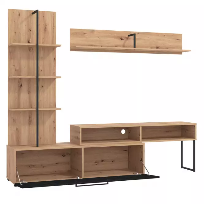 Obývacia Stena Evora Artisan/Čierna 11011202,4