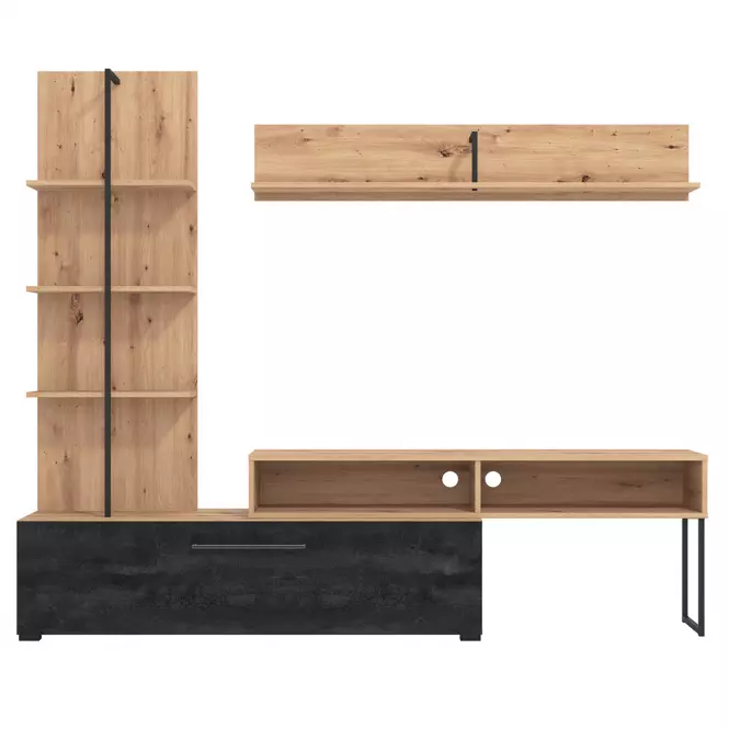 Obývacia Stena Evora Artisan/Čierna 11011202,6