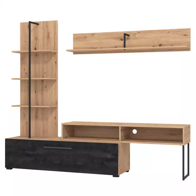 Obývacia Stena Evora Artisan/Čierna 11011202,8