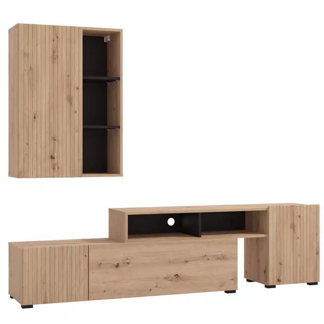 Obývacia Stena Balos Artisan/Čierna 11013505