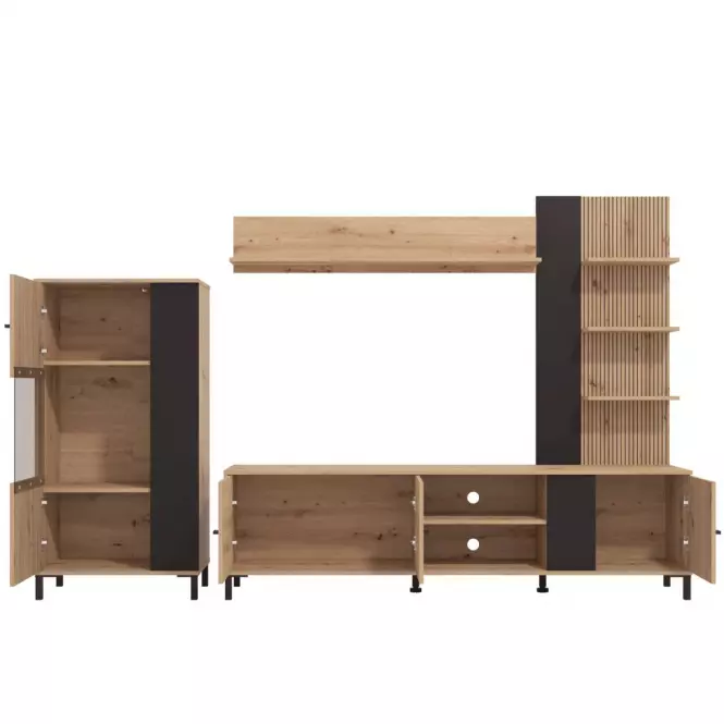 Obývacia Stena Balos Artisan/Čierna 11013505