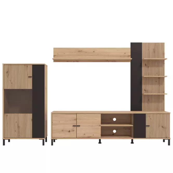 Obývacia Stena Avignon Artisan/Čierna 11013348,2