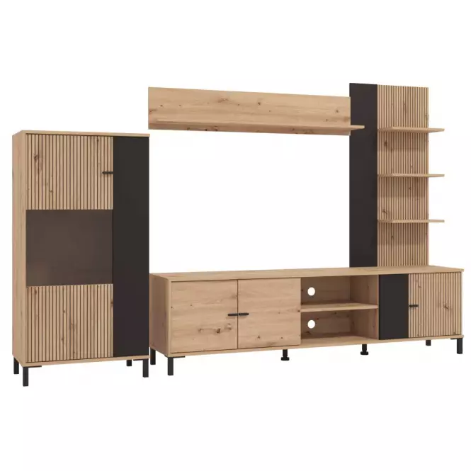 Obývacia Stena Avignon Artisan/Čierna 11013348