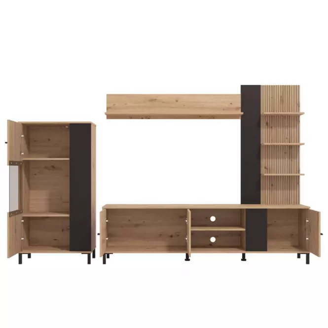 Obývacia Stena Avignon Artisan/Čierna 11013348