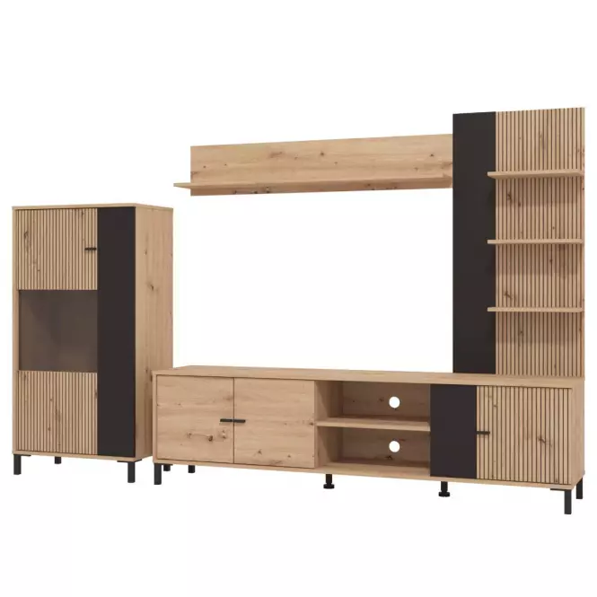 Obývacia Stena Avignon Artisan/Čierna 11013348