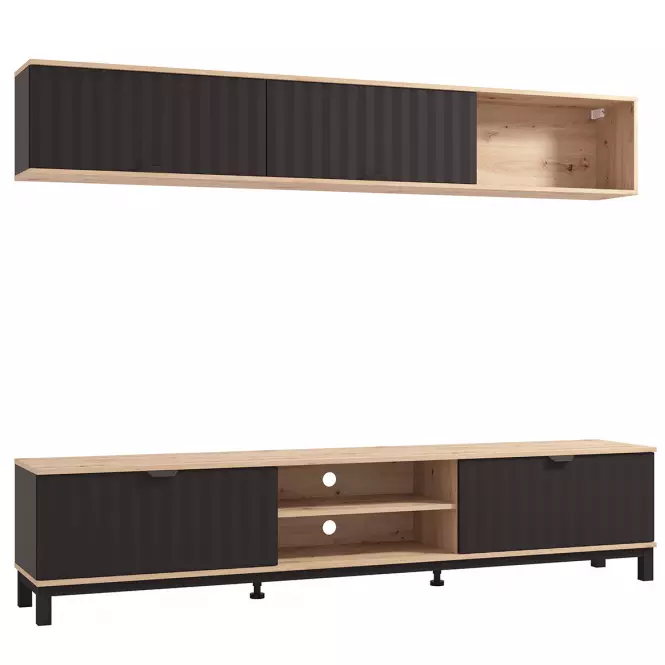 Obývacia Stena Monaco Artisan/Čierna 11013510