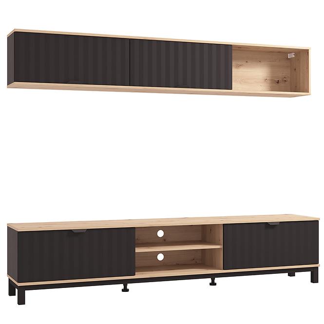 Obývacia Stena Monaco Artisan/Čierna 11013510