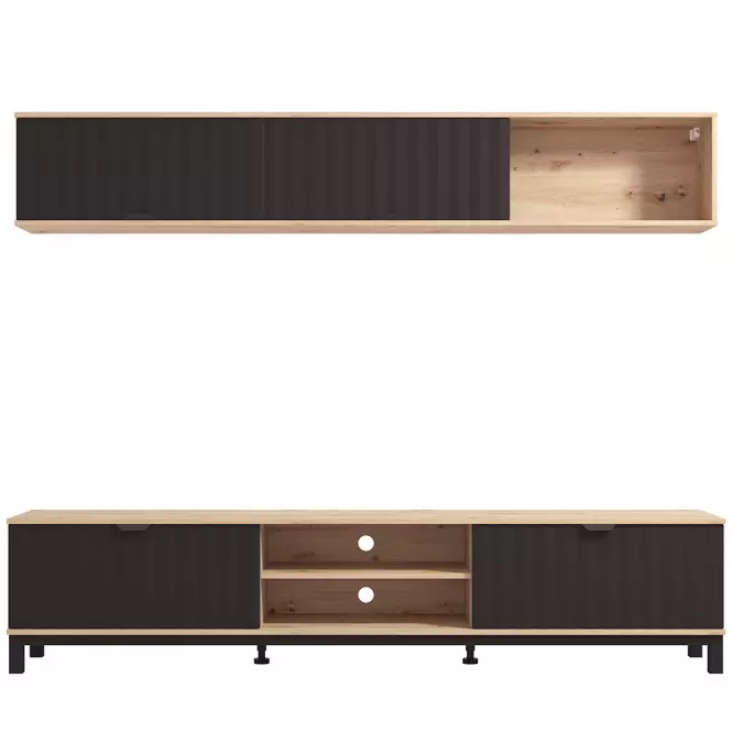 Obývacia Stena Monaco Artisan/Čierna 11013510