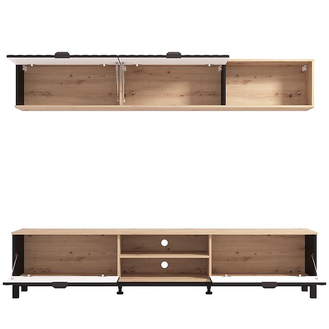 Obývacia Stena Monaco Artisan/Čierna 11013510