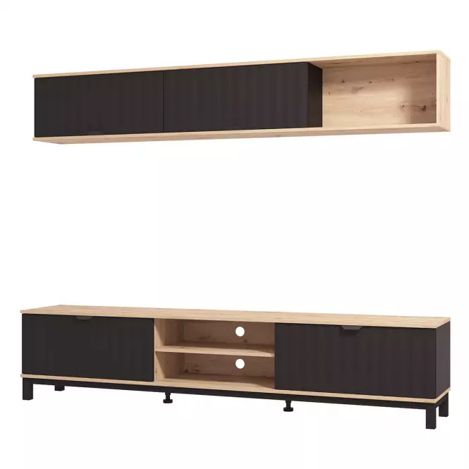 Obývacia Stena Monaco Artisan/Čierna 11013510