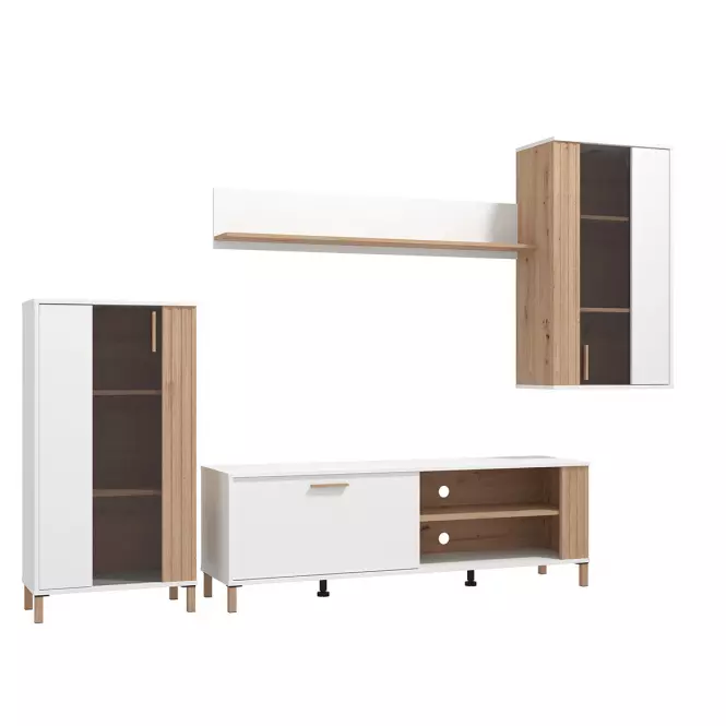 Obývacia Stena Bestia Artisan/Biela 11013735