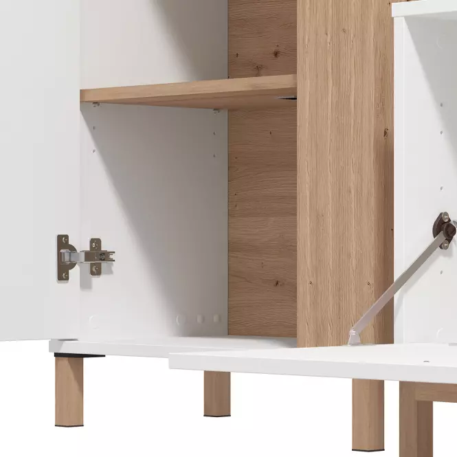 Obývacia Stena Bestia Artisan/Biela 11013735