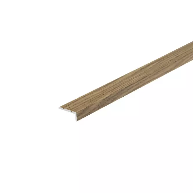 Schodiskový profil úzky LSW 10X25 lepidlo 1,35 dub