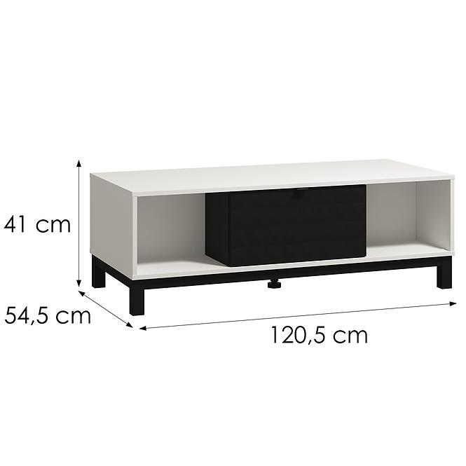 Konferenčný stolík Sarthe Biela/Čierna 11013678,2