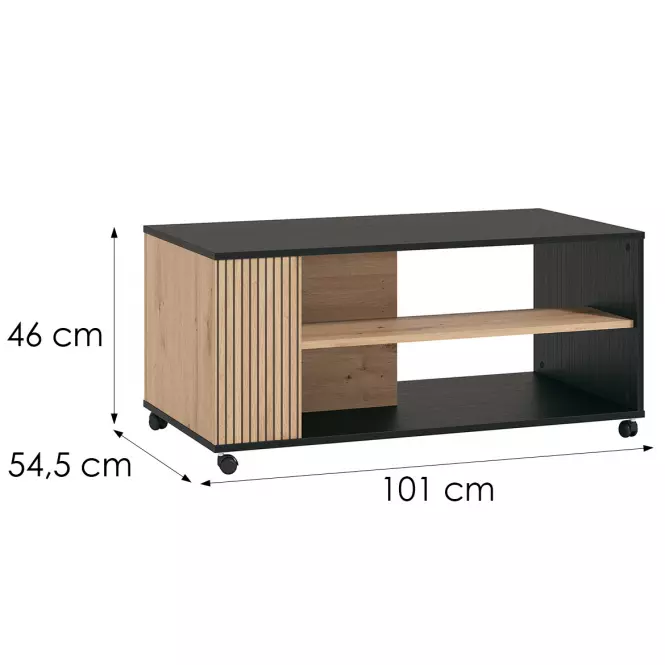 Konferenčný stolík Correze Čierna/Artisan 11013534,2