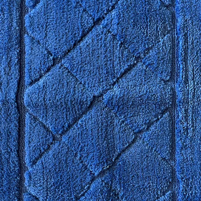 Kúpeľňový koberček 50x80cm modrý,3