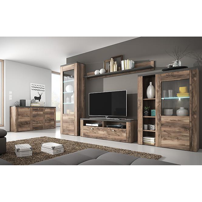 TV stolík Larona 41 satin nussbaum