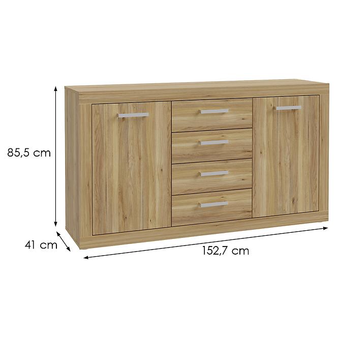 Komoda Talino 2d4s Dub Mauvella  Tbbk231-D108