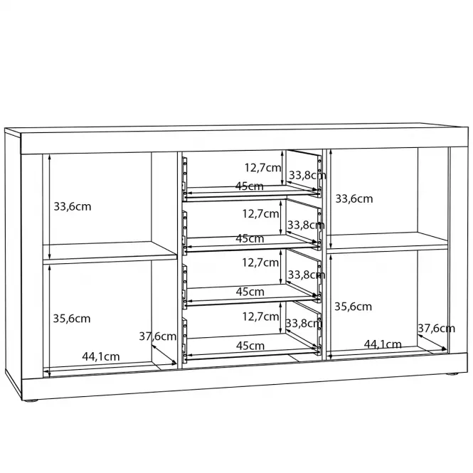 Komoda Talino 2d4s Dub Mauvella  Tbbk231-D108