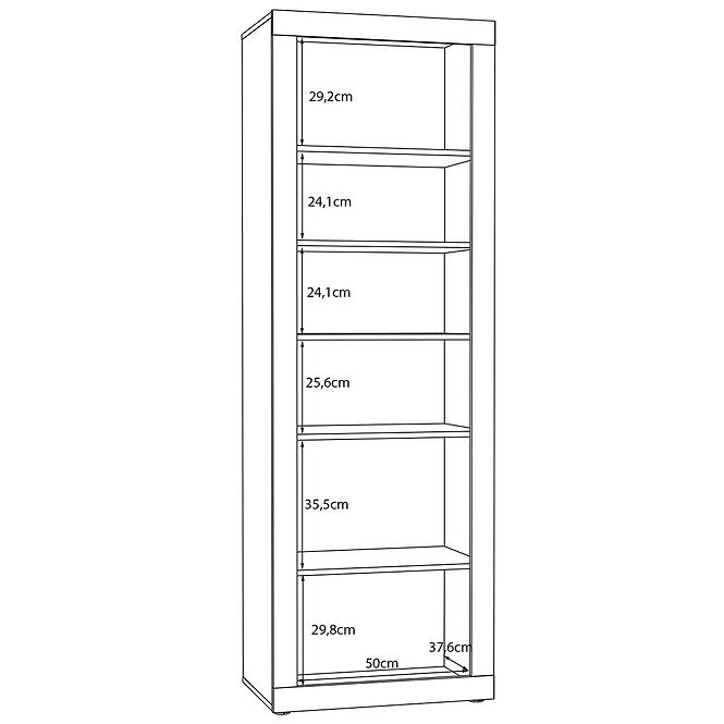 Regál Talino Dub Mauvella TBBS711-D108,6