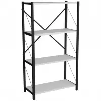 Regál FD-4LBS-002 biela