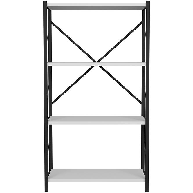 Regál FD-4LBS-002 biela