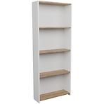 Regál FD-5LCBBS-021 biela/prirodzené