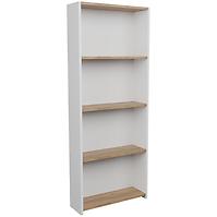 Regál FD-5LCBBS-021 biela/prirodzené