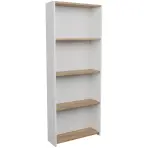 Regál FD-5LCBBS-021 biely/dub