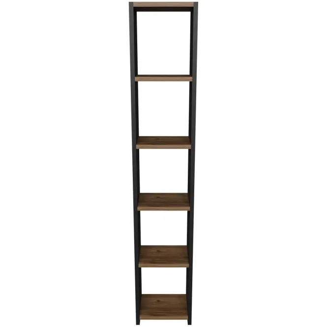 Regál FD-6LCBBS-071 antracit/prírodné,2