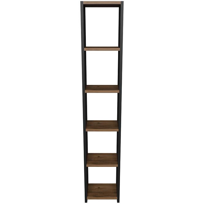 Regál FD-6LCBBS-071 antracit/prírodné,2