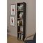 Regál FD-6LCBBS-071 antracitt/prirodzené,4
