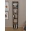 Regál FD-6LCBBS-071 antracitt/prirodzené,5